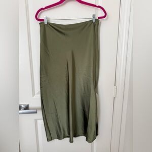 Old Navy satin midi dress